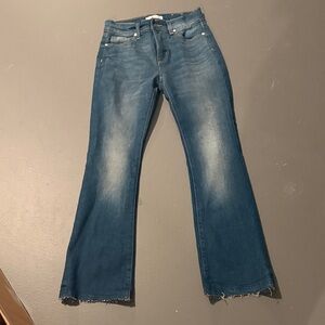 LOFT Dark Blue boot cut jeans